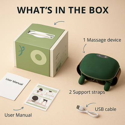 Master Hand Shoulder and Neck Massager, Heated Neck and Shoulder Massager Shiatsu-Style Neck Massage Relieve Pain